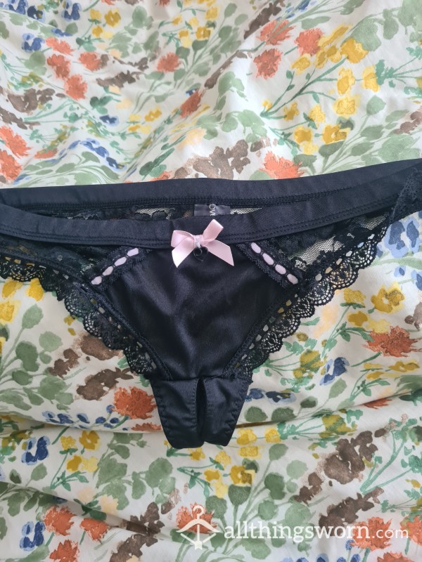 Lovehoney Crotchless Thong, Will Soak With Cum And Wear For Days Just For You..
