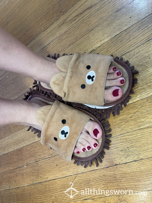 Beary Cute Slippers Seeking New Home!