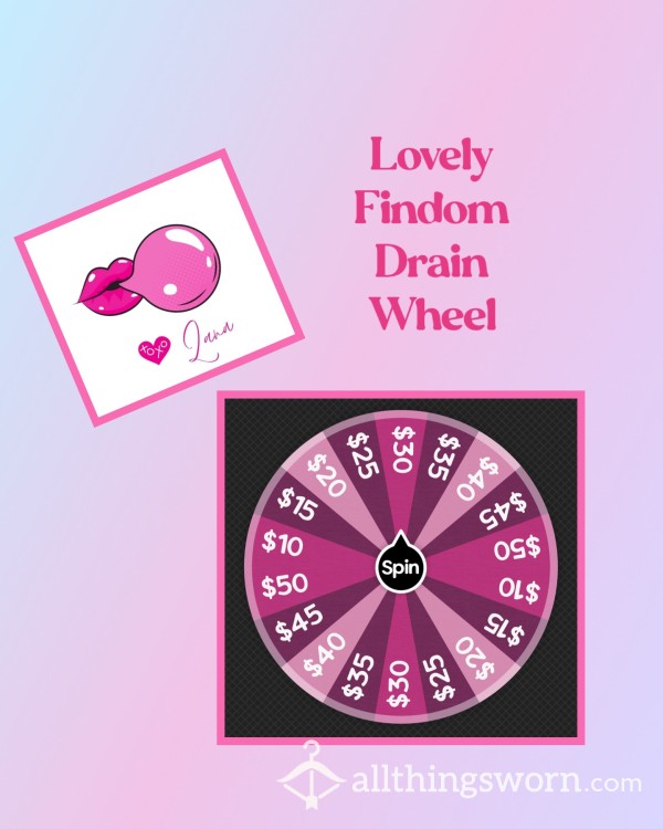 Lovely Findom Drain Wheel 💋👑