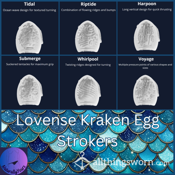 💦🥚 Lovense Kraken "Egg" Masturbation Toy W/ Video