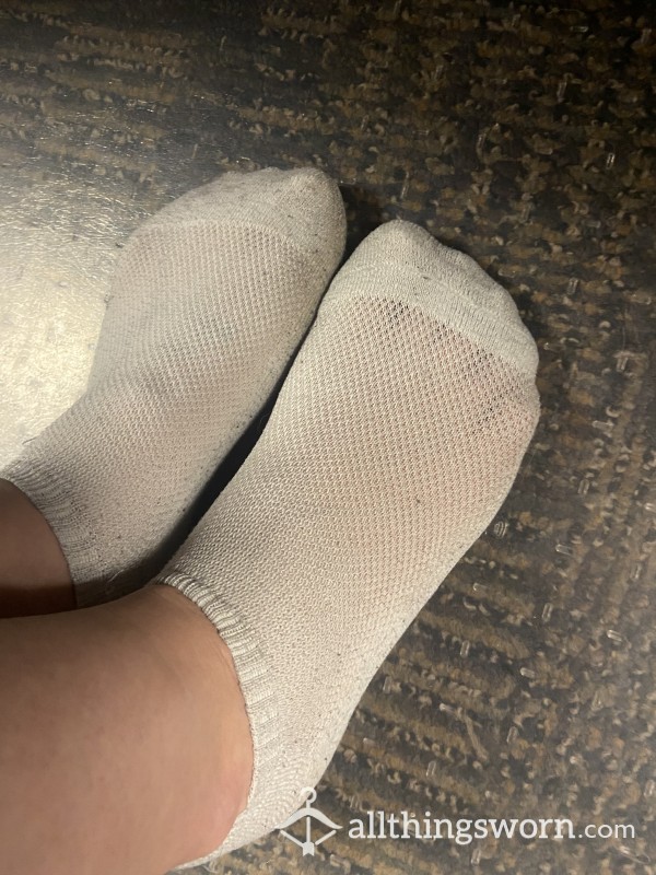 Low Cut White Socks