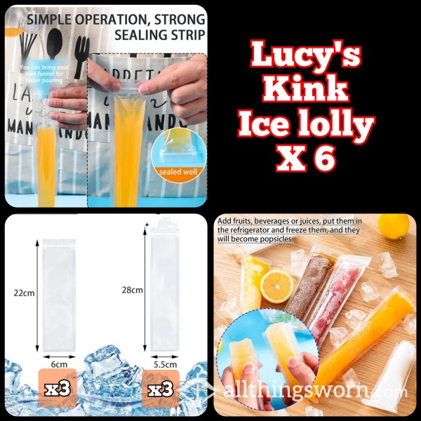 LUCY'S KINK ICE LOLLY POPS