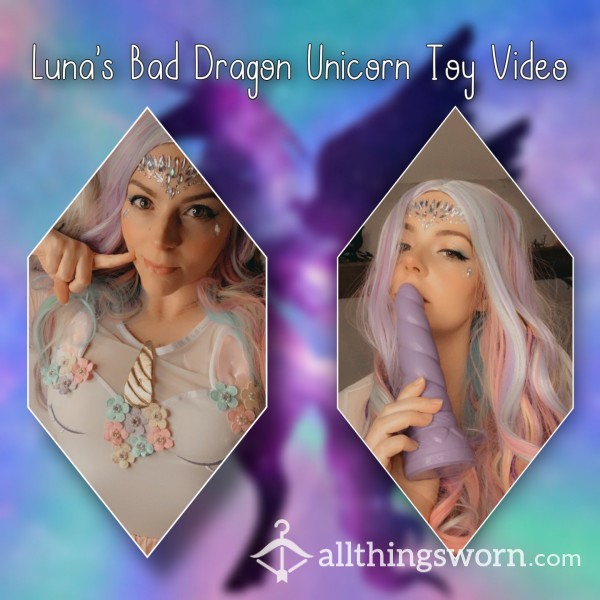 Luna's Bad Dragon Unicorn Horn Video