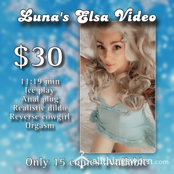 ❄️ Luna’s Elsa Cosplay Video ❄️