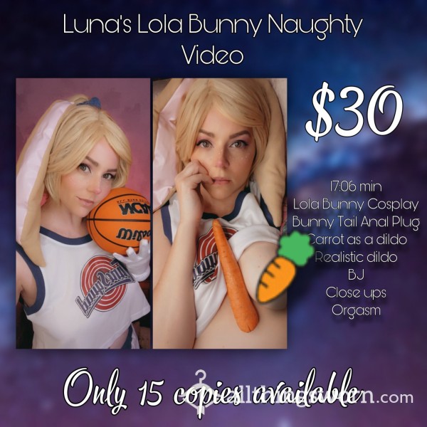 Luna's Lola Bunny Naughty Cosplay Video