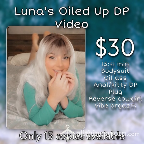 🧜‍♀️ Luna’s Oiled Zip DP Video 💦