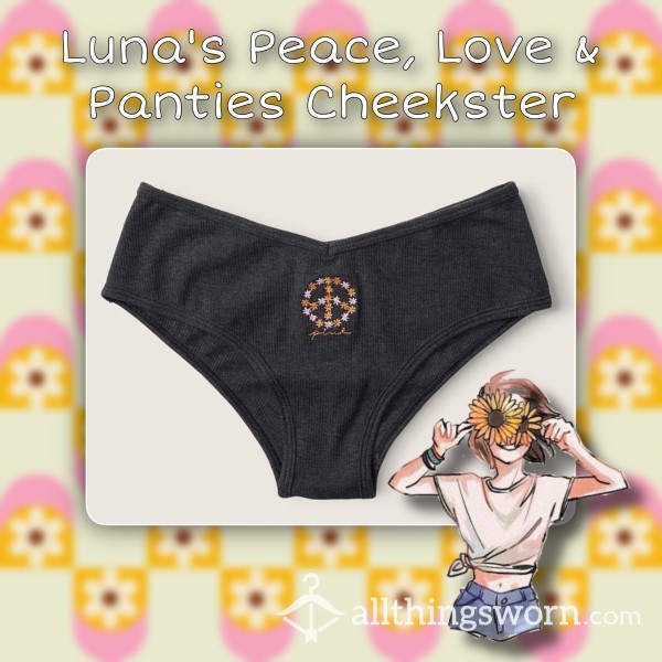 ☮️ Luna’s Peace, Love & Panties Cheekster 💖