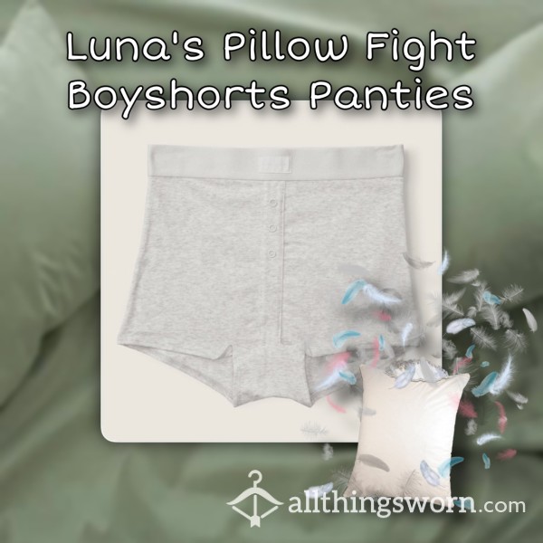 🛌 Luna’s Pillow Fight Boyshort Panties 💤
