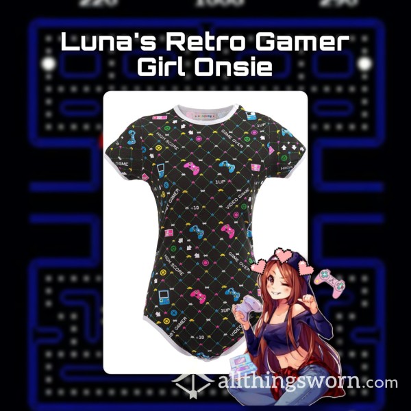 🕹 Luna’s Retro Gamer Girl Onsie ❤️