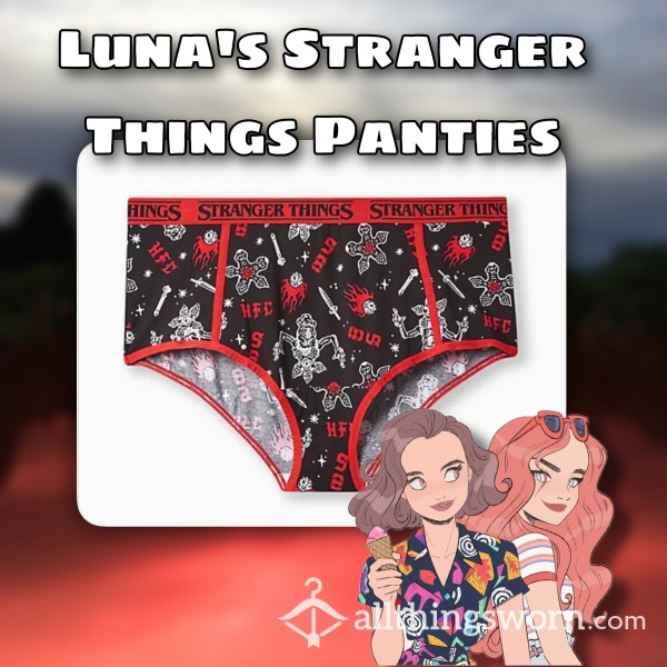 🕷 Luna’s Stranger Things Panties 🔥