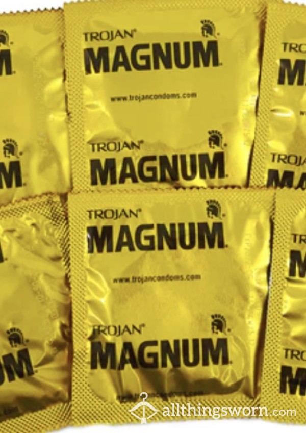 Magnum XL Condom From My Steamy Hotel 3some 😈😈😜😜💦