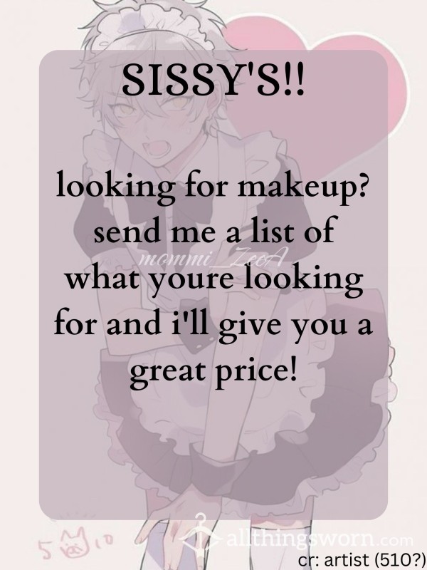 Makeup Loving Sissy's