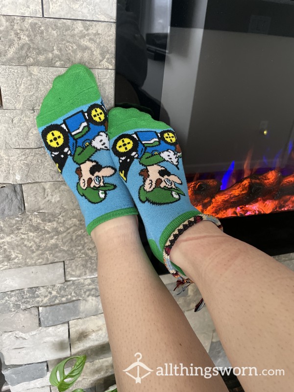 Mario Cart Socks