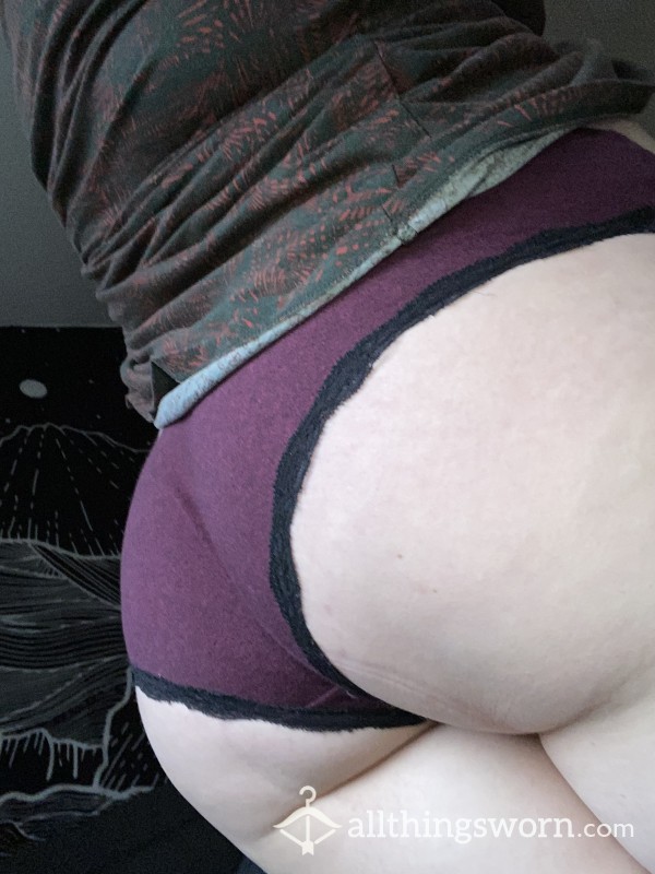 Maroon Panties With 2 Days Wear
