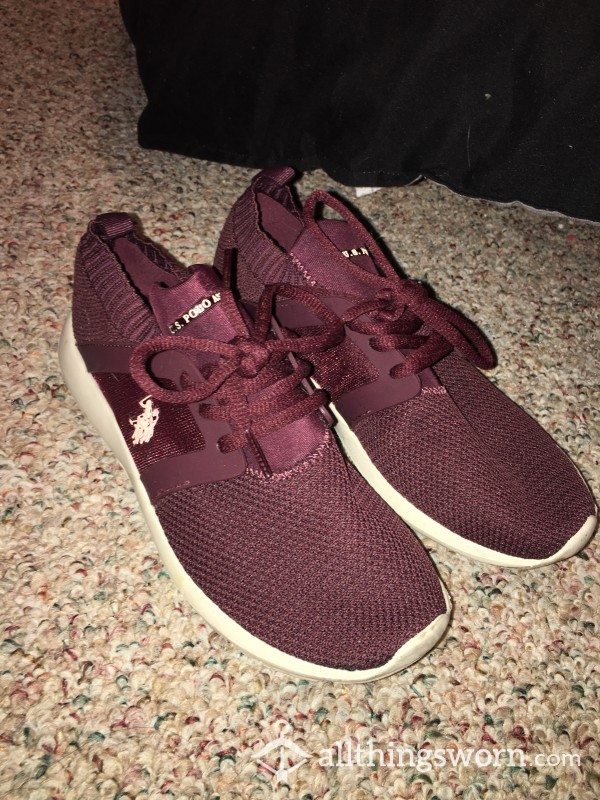 Maroon Polo Running Shoe/Trainer