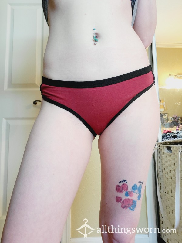 Maroon Red Sporty Panty