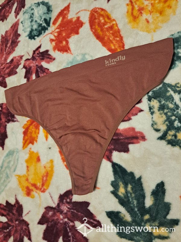 Maroon Thong 24 Hour Wear 2 Pics Special Add-Ons Available