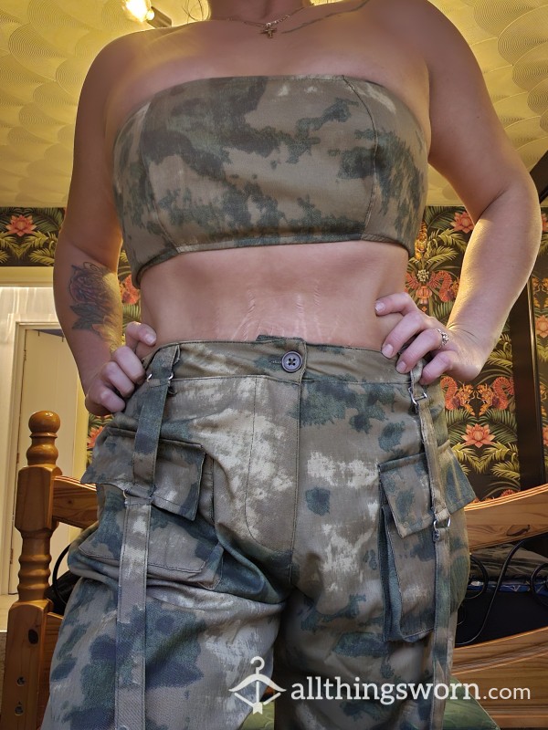 Matching 2 Piece Camouflage Co-ord Set