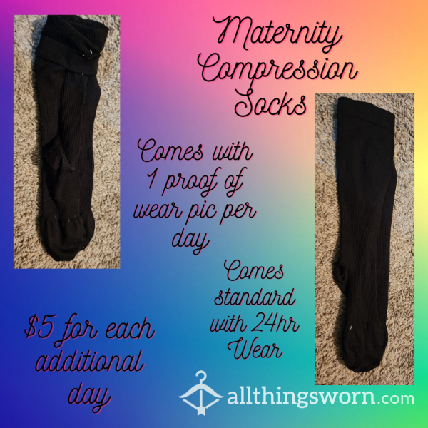 Maternity Compression Knee High Socks