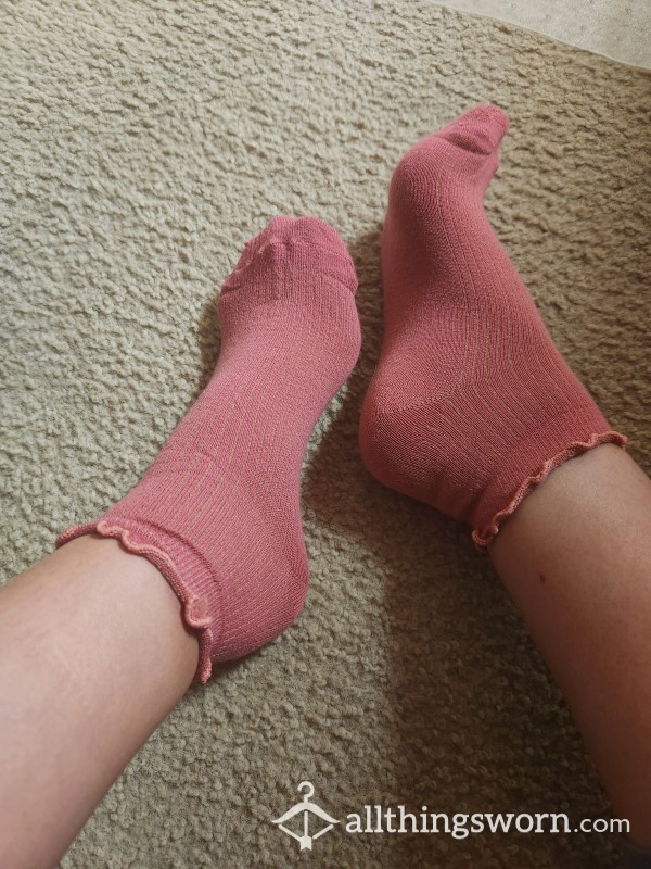 Mauve Cotton Socks