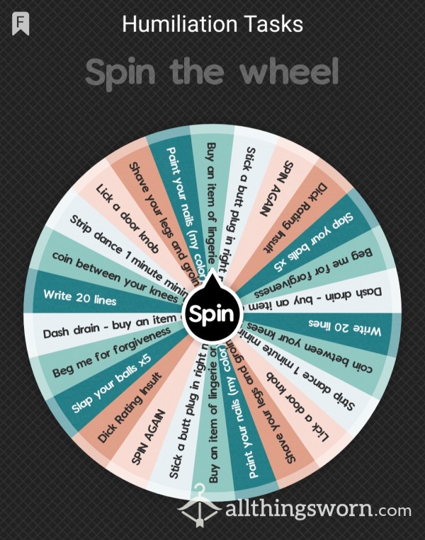 Mayfire Fun Wheel - Humiliation And Sissification