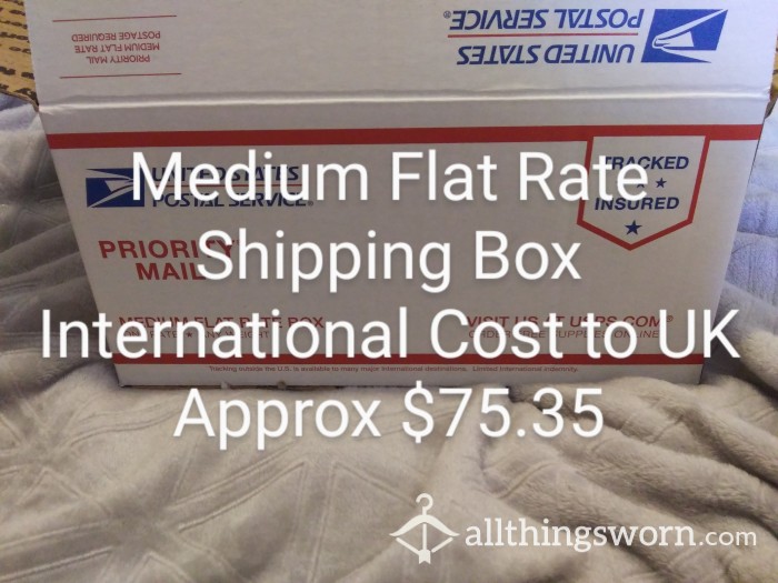 Medium Box Shipping Cost-International Reference Example Guides