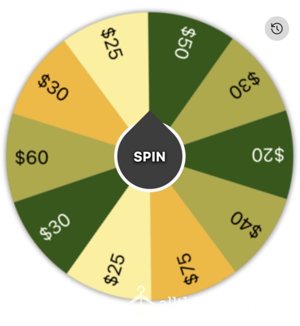Medium 💸💸 Findom Wheel Spins