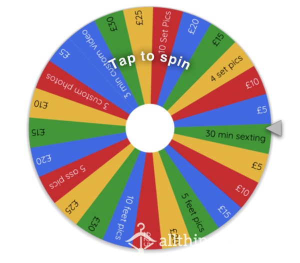 Findom Wheel Spin Risky