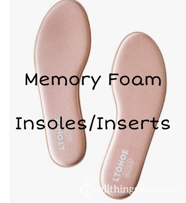 Memory Foam Shoe Insoles/Inserts Package~Both Sisters