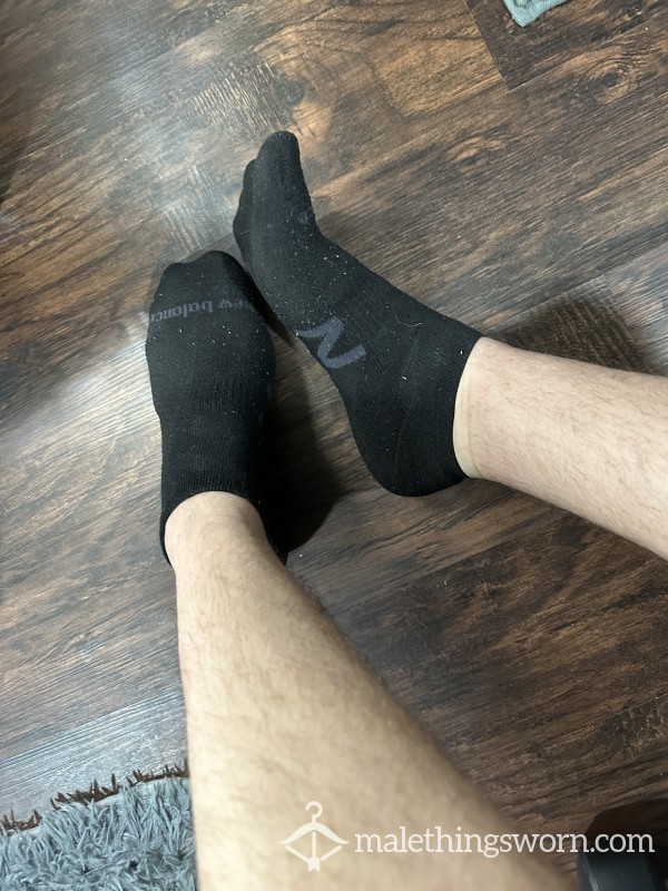 Men’s New Balance Black Ankle Socks