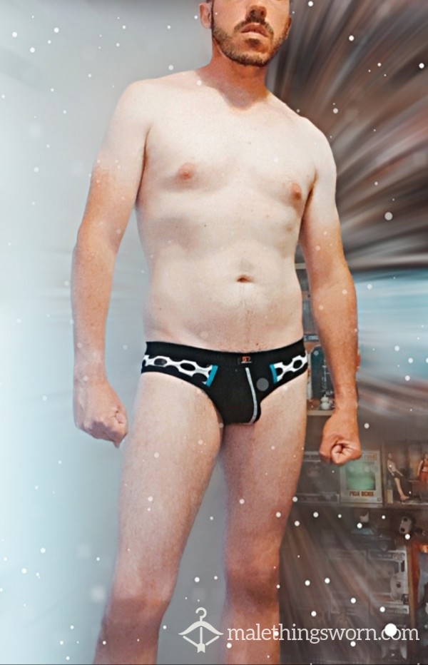 Men's Tight Fitting Dotted Briefs