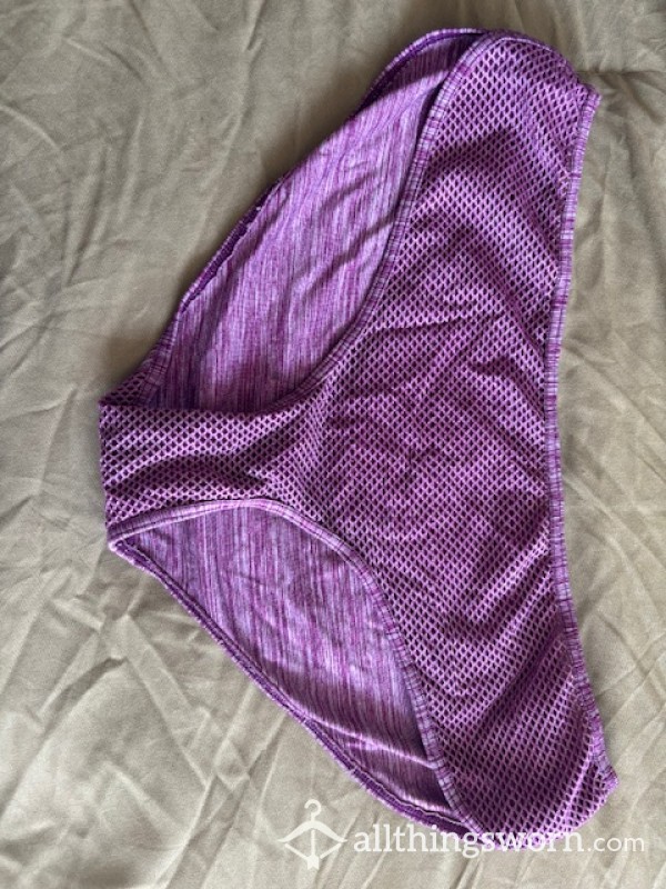 Mesh Purple Sporty Panties - Ovulation