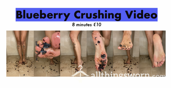 Messiest Crushing Blueberries Video Ever