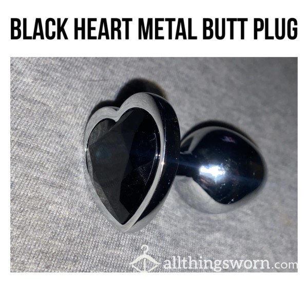 Metal Black Heart Butt Plug🖤