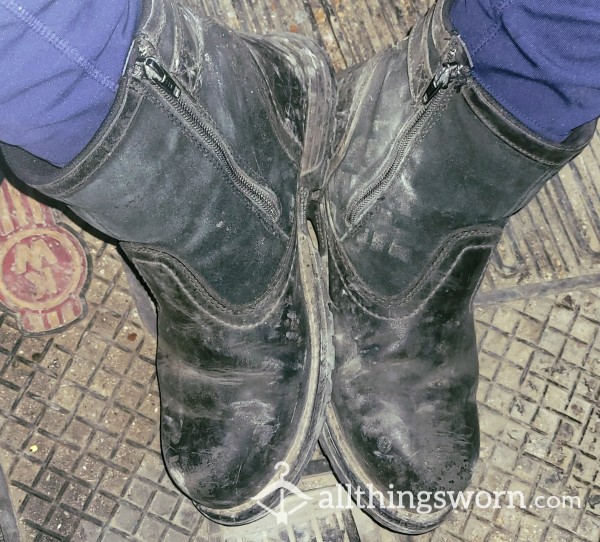 Might Be Needing Some New Work Boots After Wearing These All Winter