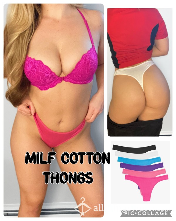MILF Cotton Thongs