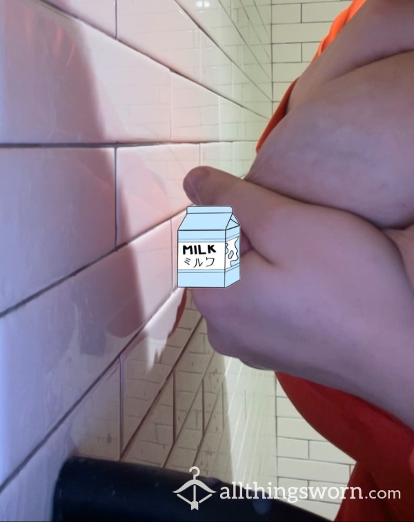 Milking My Engorged Tit!