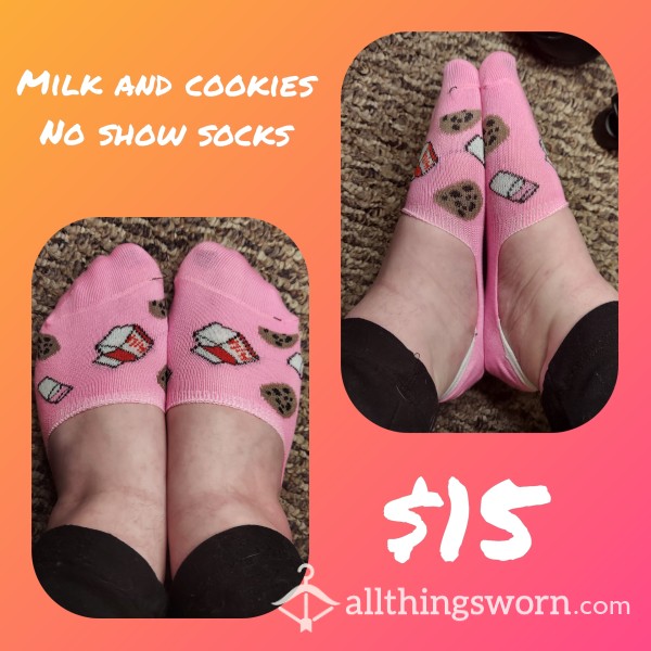 Milk 🥛 And Cookies 🍪 No Show Socks (free Shipping)