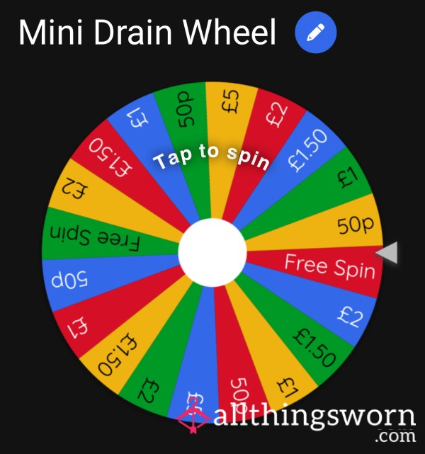 Mini Drain Wheel *Free Gift Everytime*