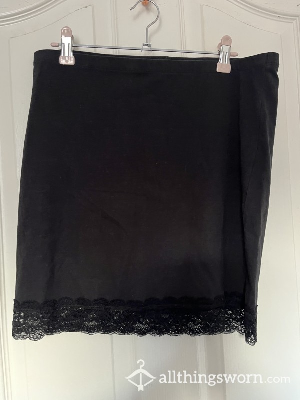 Mini Skirt With Lace Detail