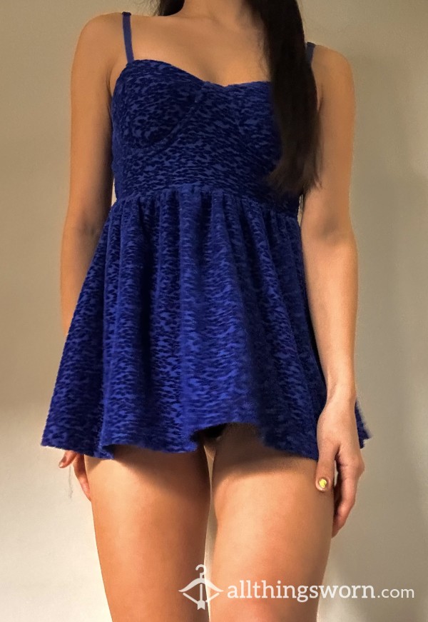 Blue Lingerie Dress