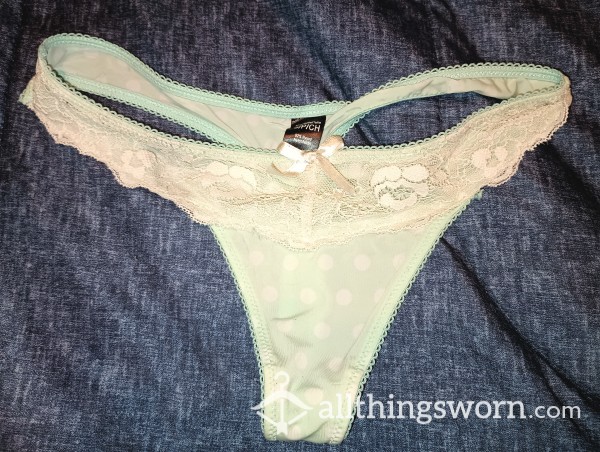 Mint Color Thong. Includes Free Shipping And Tracking Number