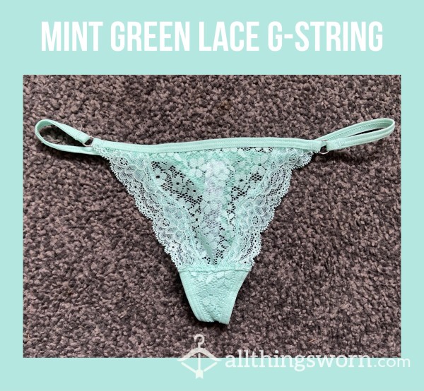 Mint Green Lace G-string🌿