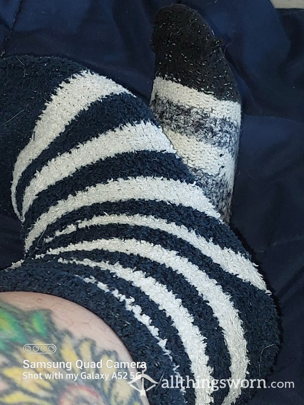 Mismatched Fuzzy Socks Guaranteed To Be Extra Stinky