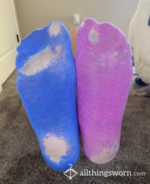 Mismatched Well Worn Socks