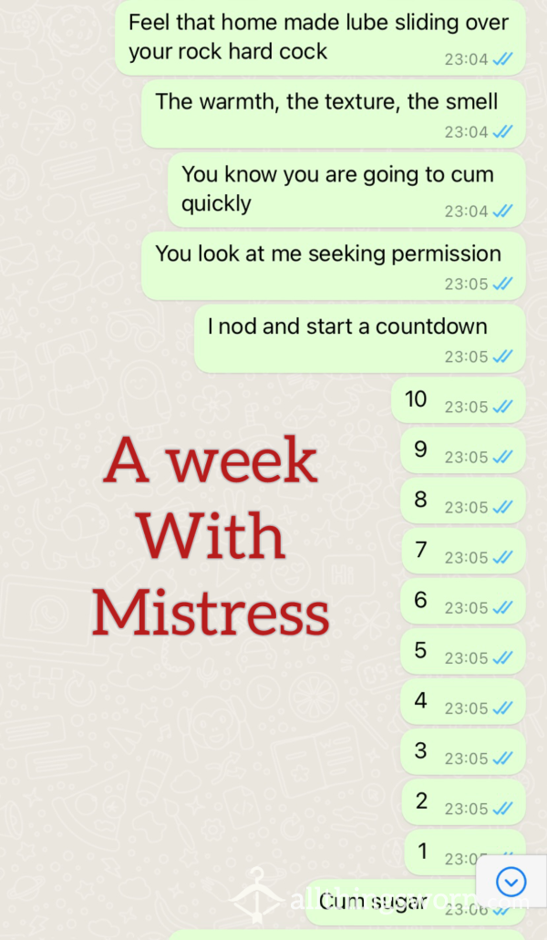 A Week With Mistress