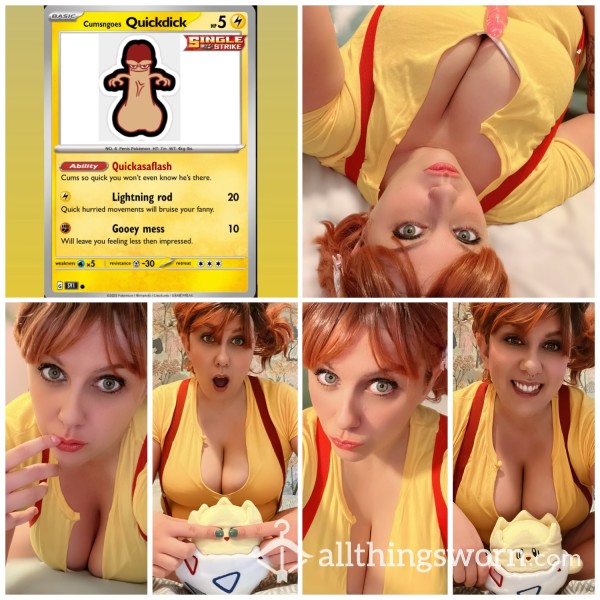 Misty Video Dick Rate And Your Own Pokémon Card!!