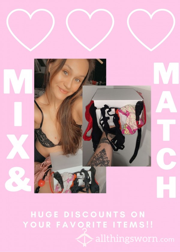 MIX AND MATCH HUGE DISCOUNT