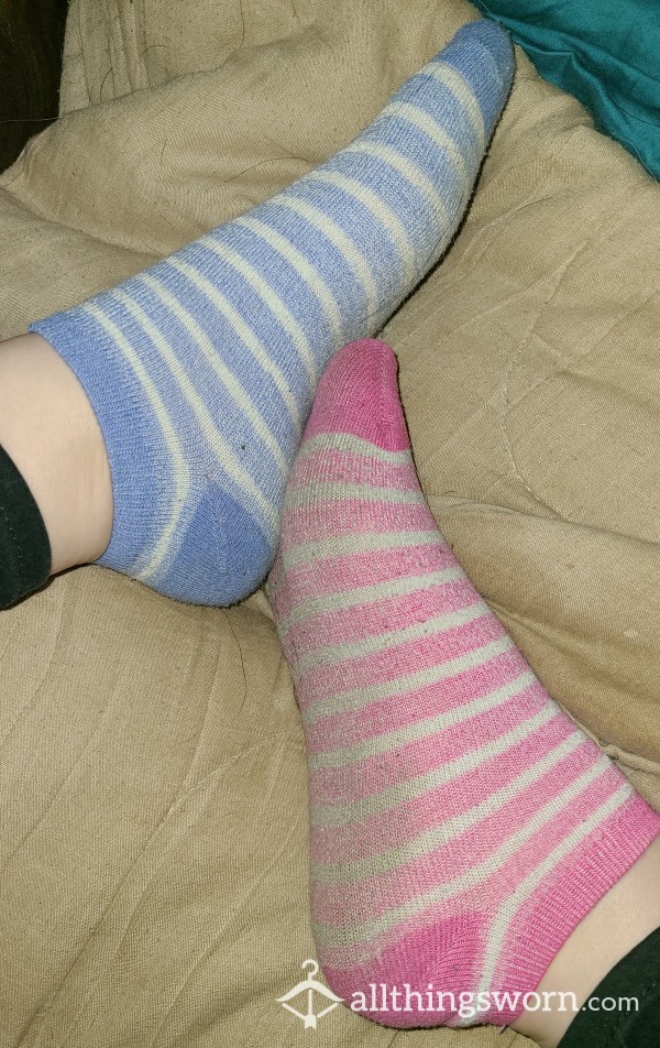 Mix Match Cute And Smelly Socks(: