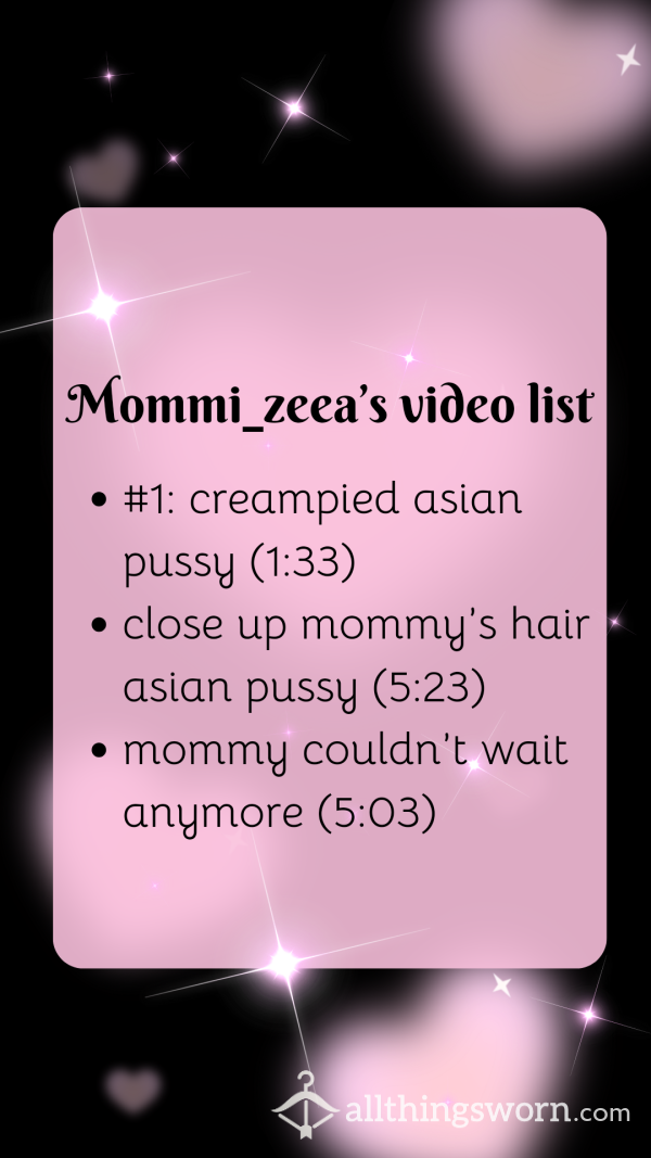 Mommi_zeea's Video List